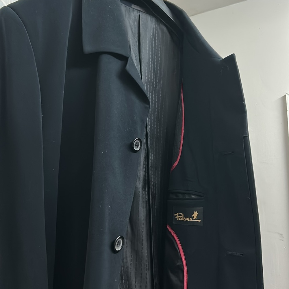 FALCONE MEN OVER COAT
Classic Black Button-Up Coat - Picture 7 of 10